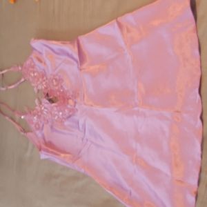Satin nightgown -- runs small